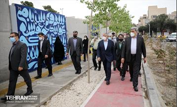 افتتاح و بهره‌برداری از پروژه‌های مدیریت شهری منطقه 9 تهران 16