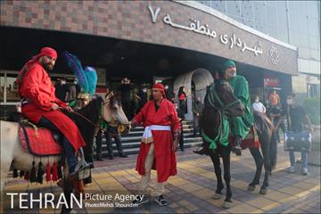 برگزاری اعزای حسینی در بوستان قصر منطقه هفت 4