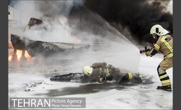 مانور عملیاتی اطفای حریق 19