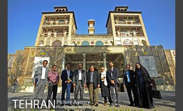 بازدید شهردار مونترال از کاخ گلستان 13