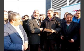 آیین بهره برداری از 17 پروژه مدیریت شهری در منطقه  7