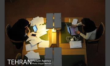 کتابخانه ملی در فصل امتحانات 20