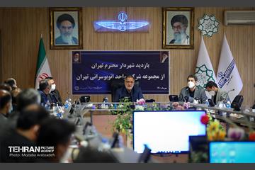 بازدید شهردار تهران از شرکت واحد اتوبوسرانی تهران 14