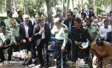 آیین نام گذاری پل بهاران به نام شهید امنیت محمدعلی بایرامی