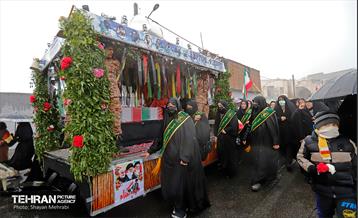 مراسم تشییع و تدفین شهید گمنام در بوستان ولایت 2