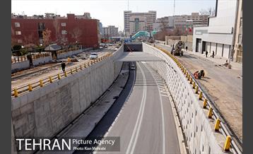 زیرگذر استاد معین قبل از افتتاح 2