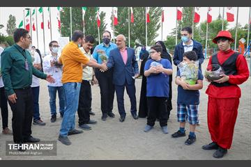 آیین بهره برداری از بوستان اوتیسم کودکان