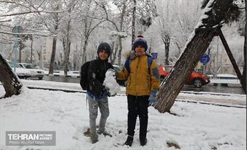 روز برفی در منطقه 8