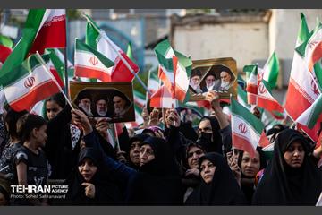 حضور رئیس جمهور در جمع مردم جنوب غرب تهران 13