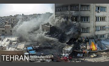 آتش سوزی پاساژ مهستان-2 1