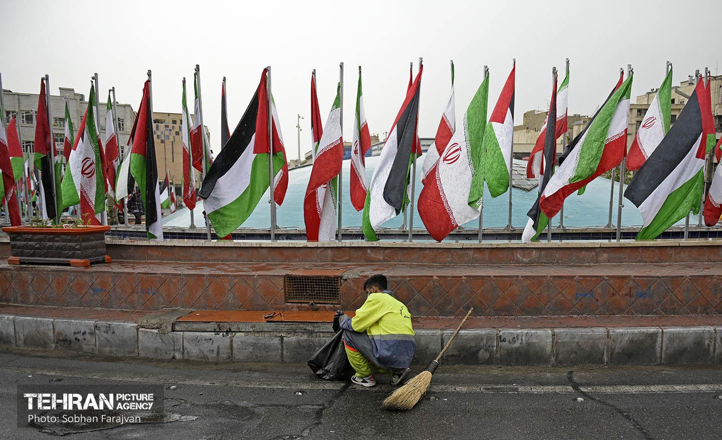 خدمات شهرداری تهران در پایان روز قدس 16