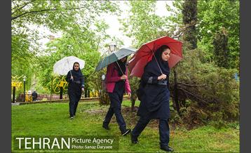 باران بهاری در تهران 5
