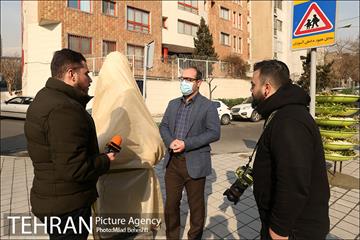 آیین پلاک کوبی خیابان و رونمایی از سردیس منصور پورحیدری‎ 5