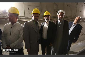 بازدید اعضای شوراهای شهر مراکز استان‌ها از کارگاه خط ۱۰ مترو تهران 8