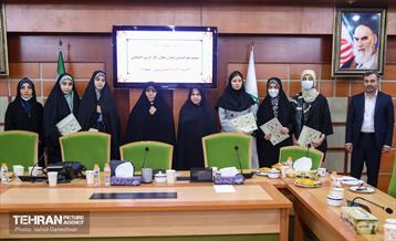 حضور سوده نجفی در منطقه 17