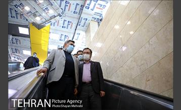 بازدید شهردار تهران از خط 6 مترو تهران 18