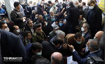 دیدار مردمی شهردار تهران در مسجد امیر المومنین باغ اذری 15