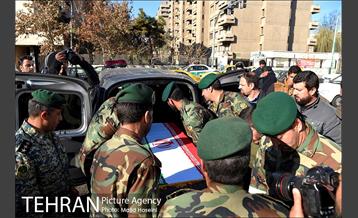 مراسم تشییع پیکر مهدی حبیبی فر 1