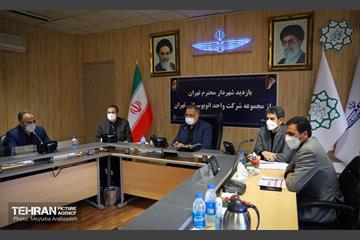 بازدید شهردار تهران از شرکت واحد اتوبوسرانی تهران 9