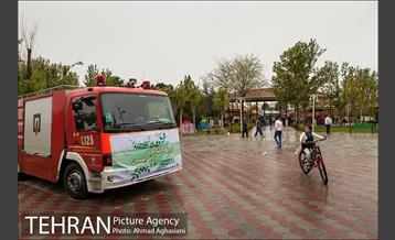 روز طبیعت بارانی در بوستان رازی 29