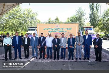 توزیع 800 وسیله ورزشی و تندرستی در مناطق 22 گانه تهران 23