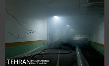 بازدید شهردار تهران از محل آتش‌سوزی ساختمان برق حرارتی وزارت نیرو  14