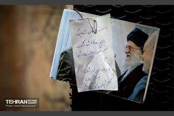 میعادگاه عزاداران رهبر شهید در خیابان کشور دوست