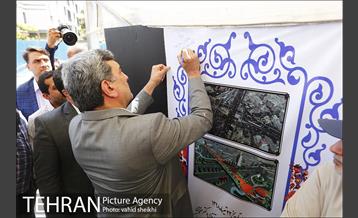 مراسم جمع آوری آخرین قطعه شاه تیر های عرشه پل گیشا  11