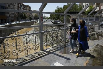 مسیل رودخانه مترو صادقیه