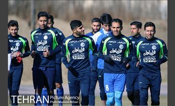 تمرین تیم فوتبال استقلال تهران