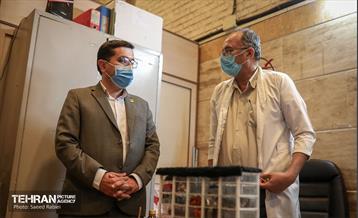 بازدید رئیس سازمان مدیریت بحران شهرداری تهران از گرمخانه خاوران 38