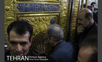 عزاداری عاشورای حسینی در حرم حضرت عبدالعظیم(ع) با حضور دکتر روحانی و دکتر نجفی 18