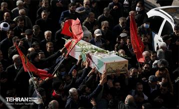 تشییع پیکر شهید گمنام دفاع مقدس "همسایه فردوس" 7