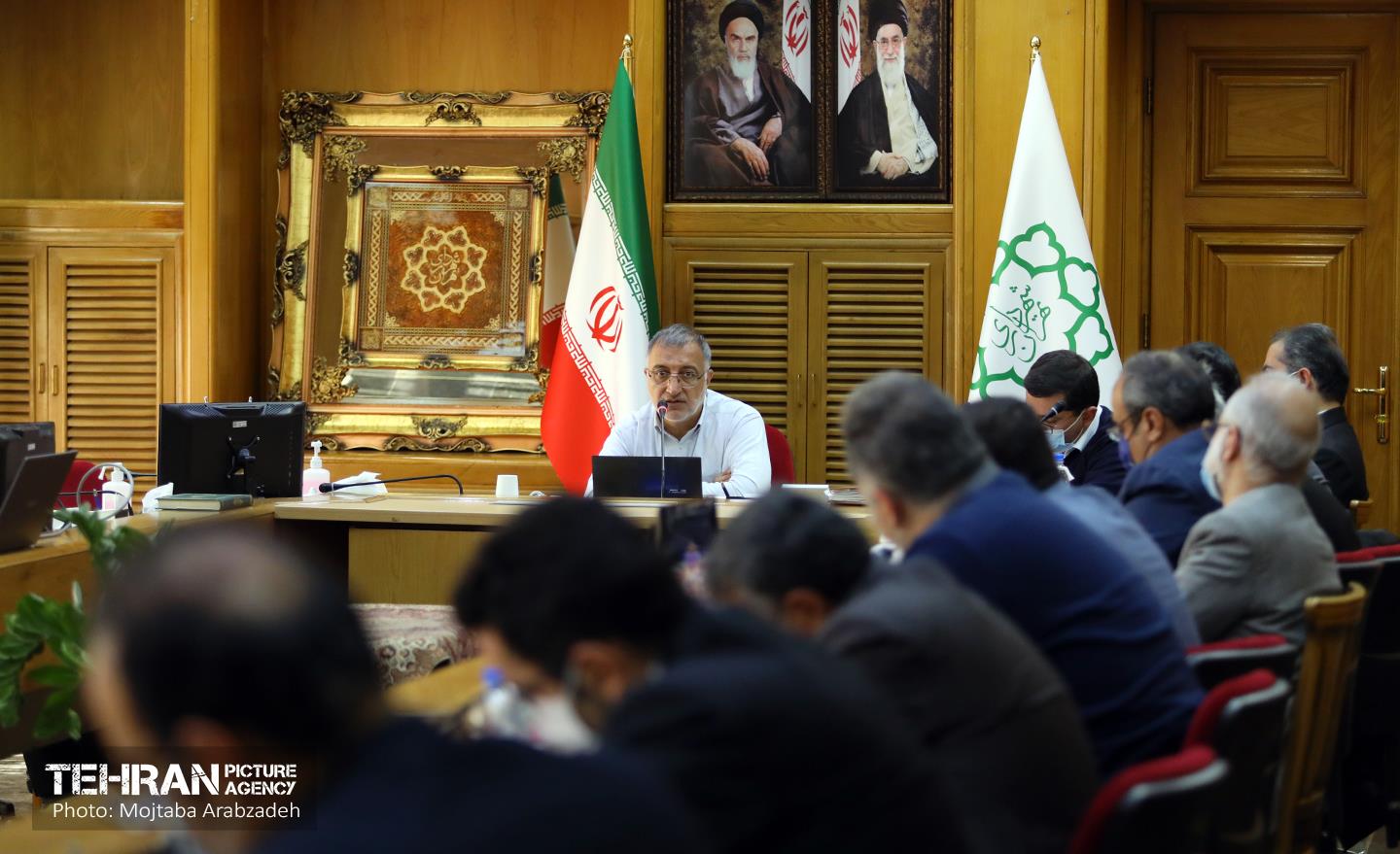 جلسه مدیران سازمان پیشگیری و مدیریت بحران با شهردار تهران 15