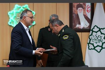 مراسم معارفه فرمانده یگان حفاظت شهرداری تهران 9