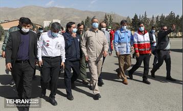 حضور شهردار در تمرین مشترک امداد هوایی تهران 5