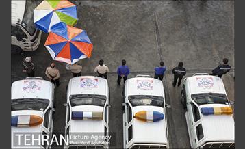 مانور عملیات برف روبی شهرداری منطقه 8