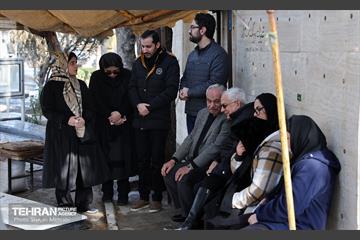 مراسم تشییع مرحوم محمدهادی چمران برادر مهدی چمران 43
