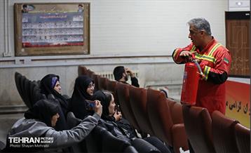 دوره آموزشی آتش‌نشانی ویژه خبرنگاران 33