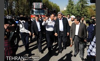 افتتاح ایستگاه 110 آتشنشانی با حضور شهردار تهران 2