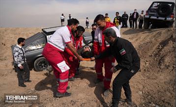 تمرین سراسری زلزله در بوستان ولایت 2