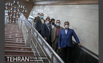 مراسم بهره برداری از ایستگاه های مترو اقدسیه و مرزداران 3