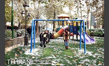 بارش برف پاییزی در تهران 21