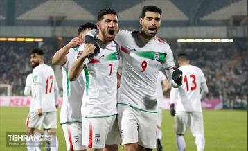 دیدار تیم های فوتبال ایران و عراق 3