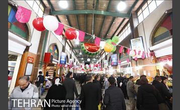 بازار میوه و تره بار جلال آل احمد در آستانه شب یلدا 1