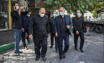 حضور شهردار تهران در مراسم پیاده روی جاماندگان اربعین حسینی 1