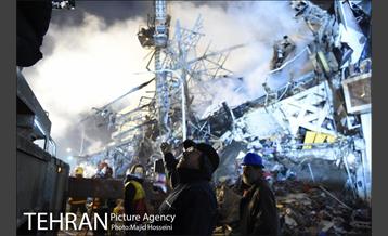 امداد رسانی شبانه در حادثه پلاسکو 21