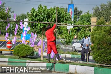 اقدامات شهرداری منطقه ۲۰ در نماز عید فطر حرم حضرت عبدالعظیم حسنی(ع) 12