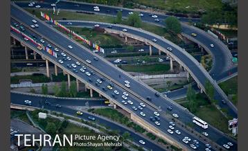 ترافیک شامگاهی خیابان های تهران 15