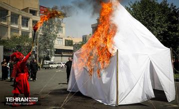 آیین عزاداری عاشورا و خیمه‌سوزان در منطقه 13 3